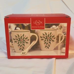 Lenox Cocoa Mug-Spoon Set